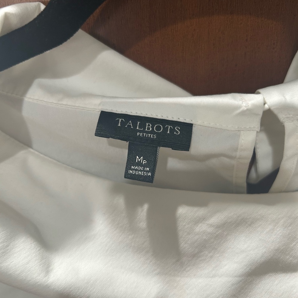 Talbots White Blouse